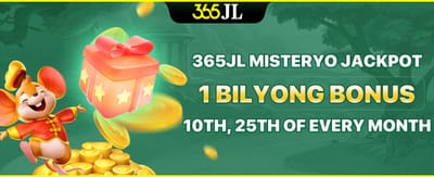 Monthly Mystery Mega Jackpot promotion banner
